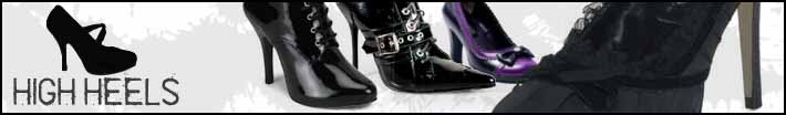 Gothic high heel shoes