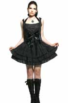 FEED YOUR HEAD SLEEVELESS RUFFLE DRESS