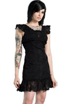 MIDNIGHT LACE DRESS