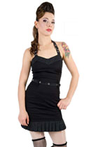 Ravel Pinstripe Trim Dress
