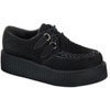 CREEPER-402S Black Suede Creepers