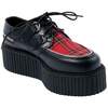 CREEPER-406 Plaid Leather Creepers