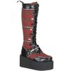 CREEPER-812 Plaid PU Creepers