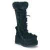 CUBBY-311 Black Suede Boots