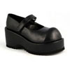 DOLLY-01 Black PU Shoes
