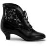 DAME-05 Black Victorian Boots