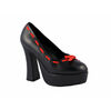 DOLLY-47 Black PU Heels
