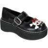 EMILY-221 Maryjane Skull Shoes