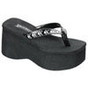 FUNN-17 Skulls Platform Sandals