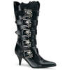 FURY-106 Black Skull Boots
