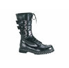 GRAVEL-14 Black Leather Boots