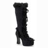 MAMMOTH-311 Black Fauxfur Boots