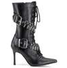 MILITANT-128 Black Combat Heels