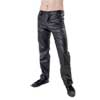 Leather look PVC Button Fly Jean