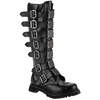 REAPER-30 Black Leather Boots