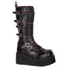 TRASHVILLE-510 Black Platform Boots