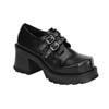TRUMP-101 Black Buckle Shoes