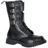 ATTACK-10 Black Leather Boots