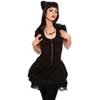 Bat attack collar dress