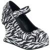 BRAVO-10G Zebra Glitter Wedges
