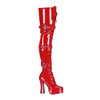 ELECTRA-3028 Red Patent Boots