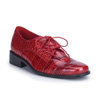 LOAFER-17 Burgundy Alligator Shoes