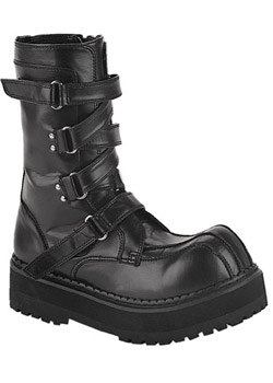 Black Strap Boots