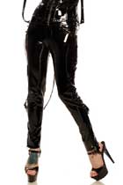 Womens gloss bondage pants