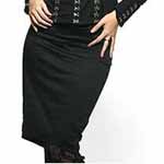 CATCH MY FALL KNEE LENGTH SKIRT