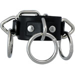 Triple Ring Bondage Wristband