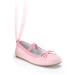 BALLERINA-01G Pink Glitter Shoes