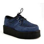 CREEPER-402S Blue Suede Creepers