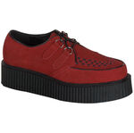 CREEPER-402S Red Suede Creepers