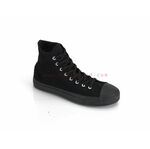 DEVIANT-101 Black Canvas Sneakers