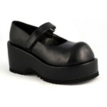 DOLLY-01 Black PU Shoes