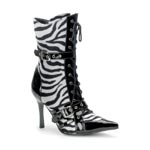 DARING-1022 Zebra Heel Boot