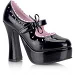 DOLLY-68 Black Patent Heels
