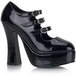 DOLLY-88 Black Patent Heels