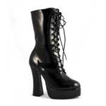 ELECTRA-1020 Black Patent Boots
