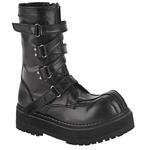FIERCE-130 Black Strap Boots