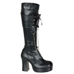 GOTHIKA-206 Black Chain Boots