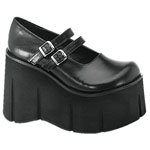 KERA-08 Black Platform Shoes