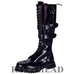 PREDATOR-I Black Leather Boots