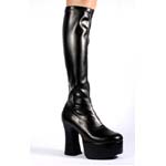 SLICK-100 Black PU Boots