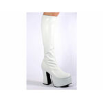 SLICK-100 White PU Platforms