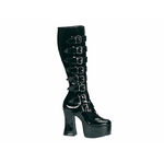 SLUSH-249 Black Patent Boots