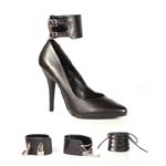 SEDUCE-434 Black Cuff Pumps