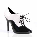 SEDUCE-460 Black/White Heels