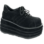 TEMPO-08 Black Veggie Shoes