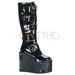 TRANSFORMER-800 Black Patent Platforms